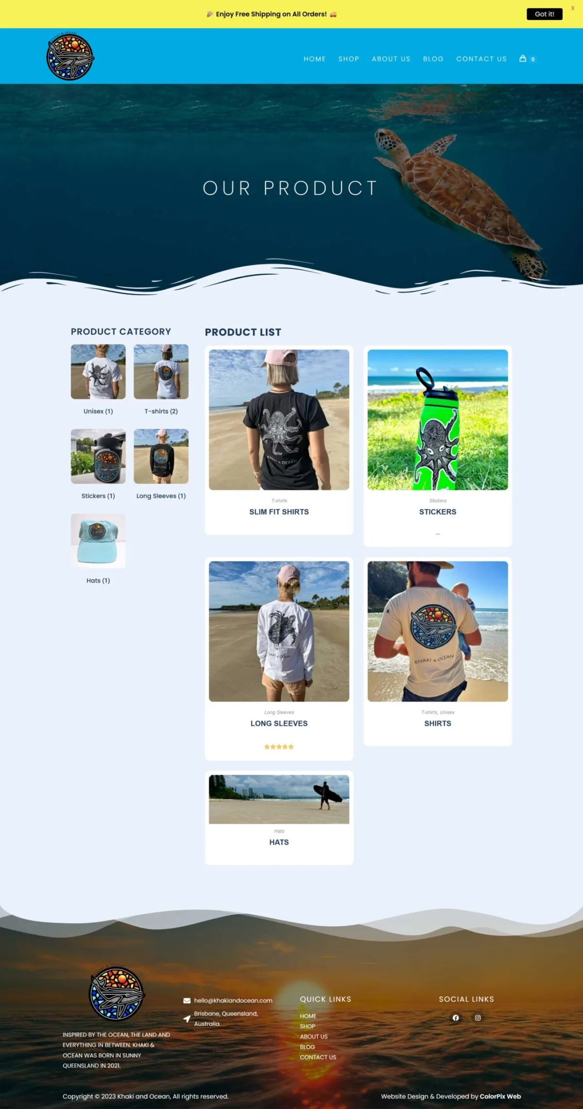 Example of a WordPress website we built