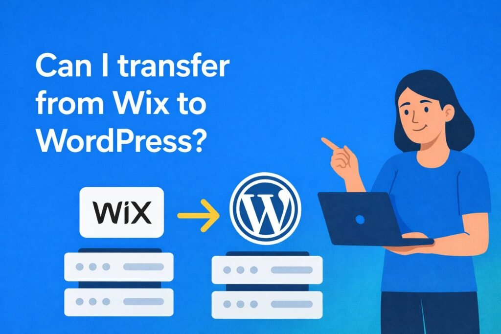 Can I transfer from Wix to WordPress?